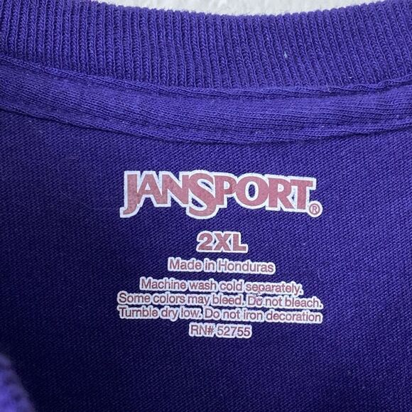 Jansport Purple Grand Canyon University GCU Dad Tshirt Size 2XL - Picture 3 of 4